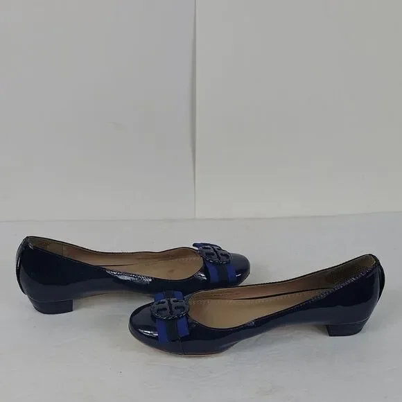 Tory Burch Maritime Patent leather Ballet Flat - Picture 4 of 14